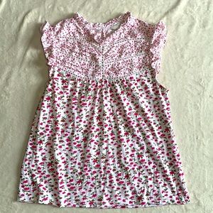 Lucky Brand 100% cotton floral top. Size XS